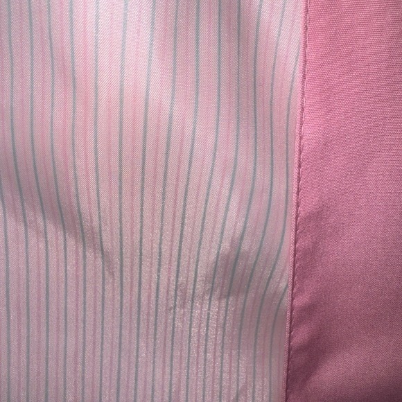 Vintage Pink Trench Coat Women's Aurora International by Miss Abbey Long Sleeve - Picture 2 of 10